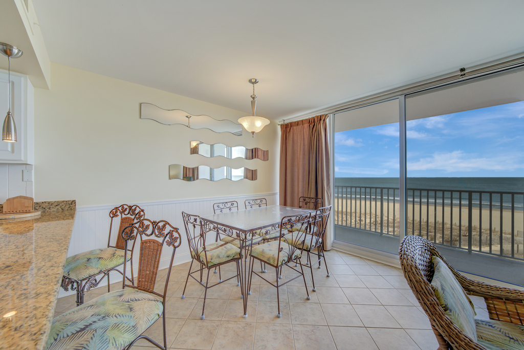 There is room for all to sit and eat at the Dining Table!