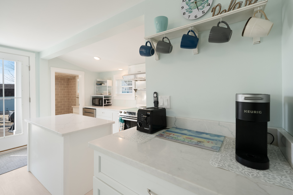 Grab a cup of coffee and head to the Porch - kick back and take in that salty, sweet sea breeze.