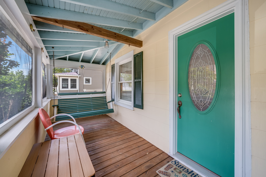 The Dolphin House welcomes you to sit a spell and simply relax!