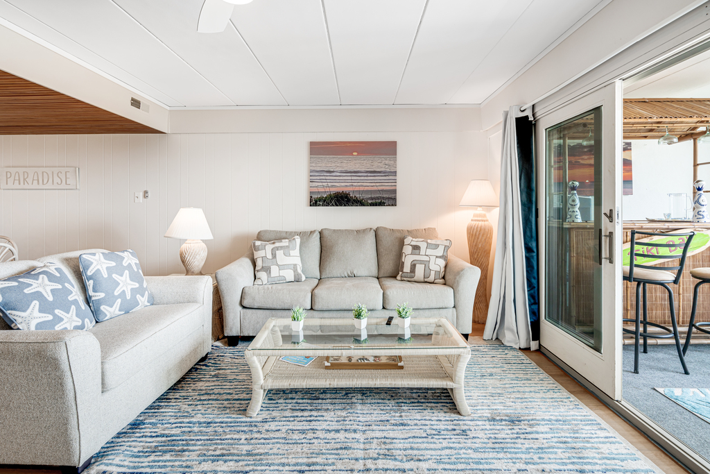 Have a quick snooze on the sleeper sofa or twin sleep chair.