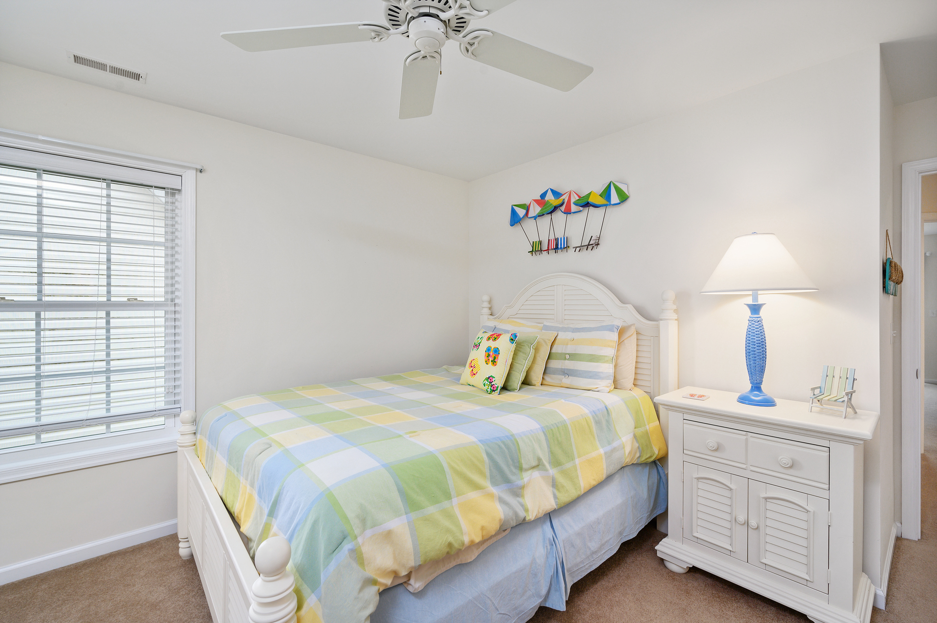 Bedroom 3 is a bright and sunny retreat with a Queen Bed