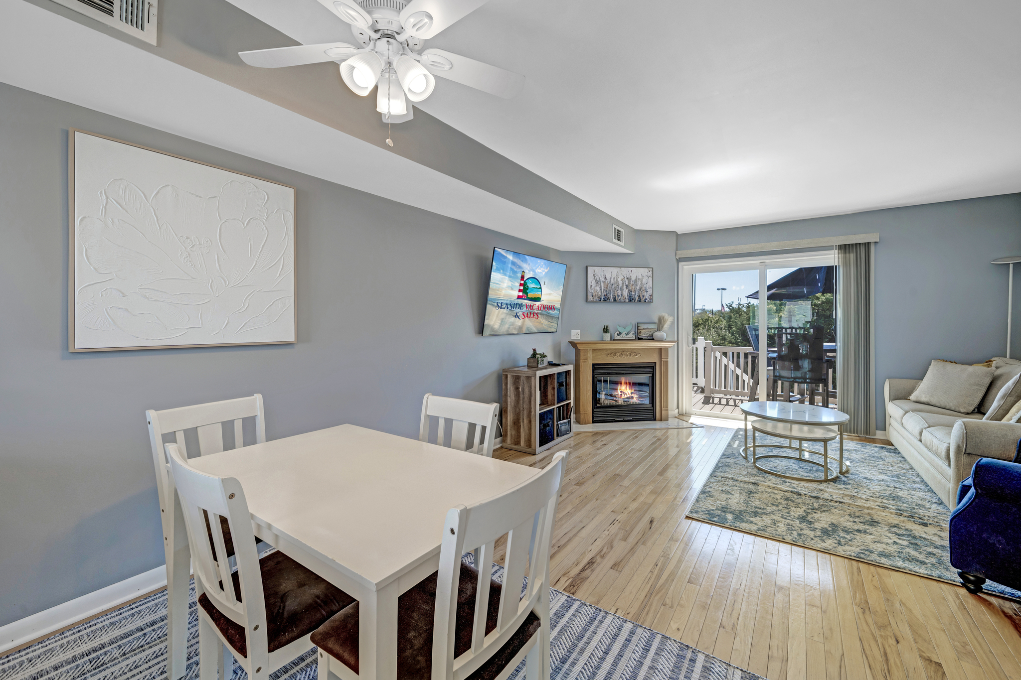 Enjoy a home cooked meal at the Dining Table.