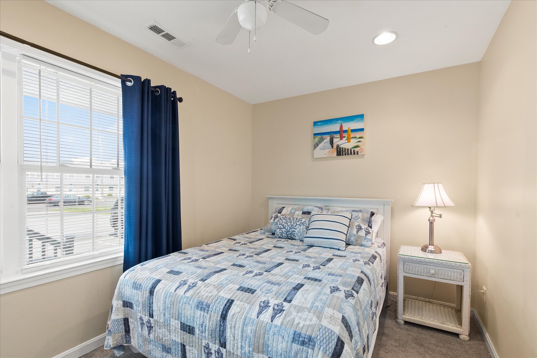 Bedroom 2 with a Queen Bed on 1st Level