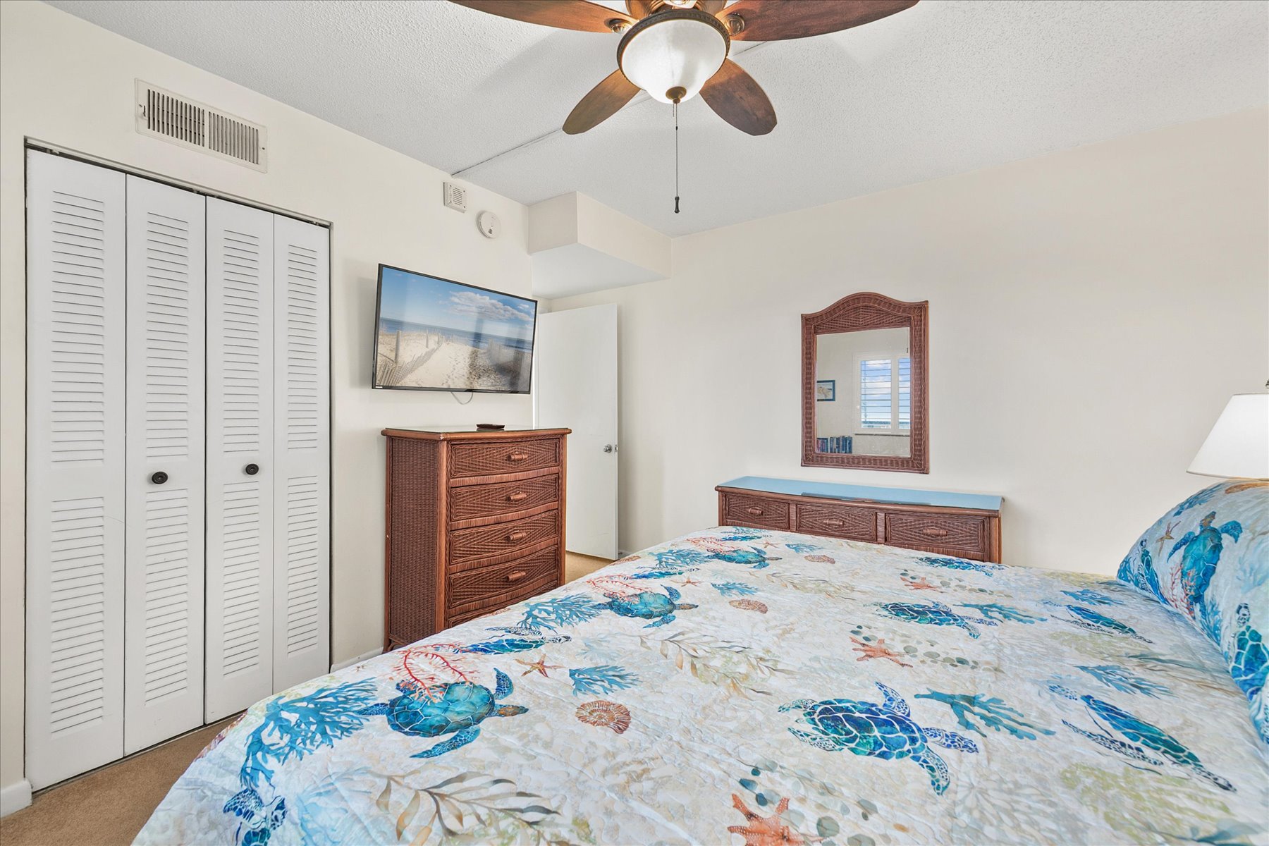 Drift off watching a favorite show and preparing for your next adventure