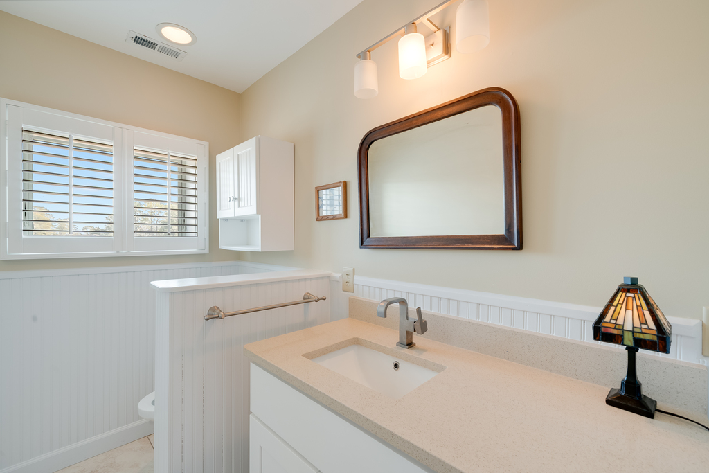 Convenient Half Bath on Living Area Level.