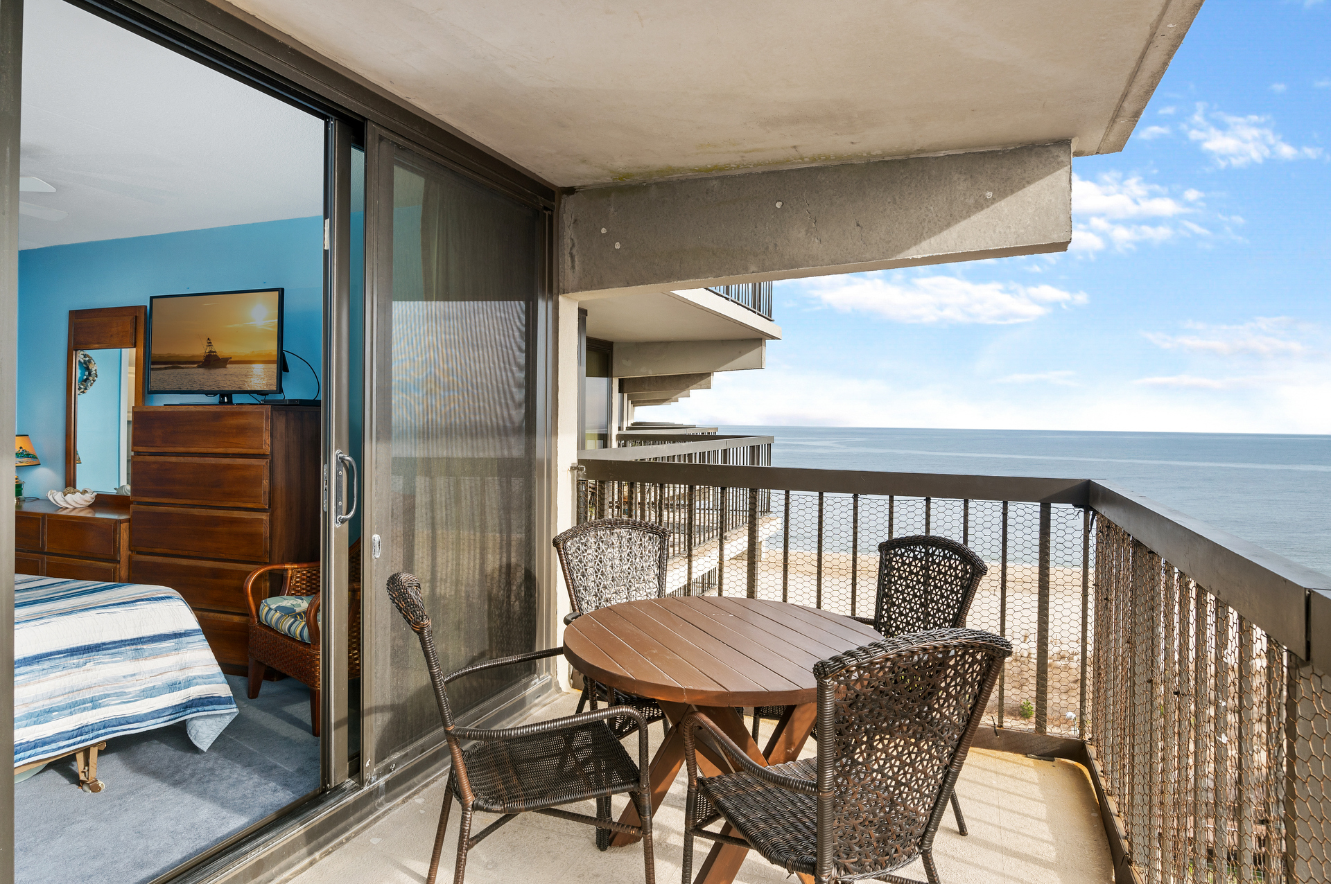 Catch a Famous OC Sunrise on the Balcony off the Primary Bedroom.