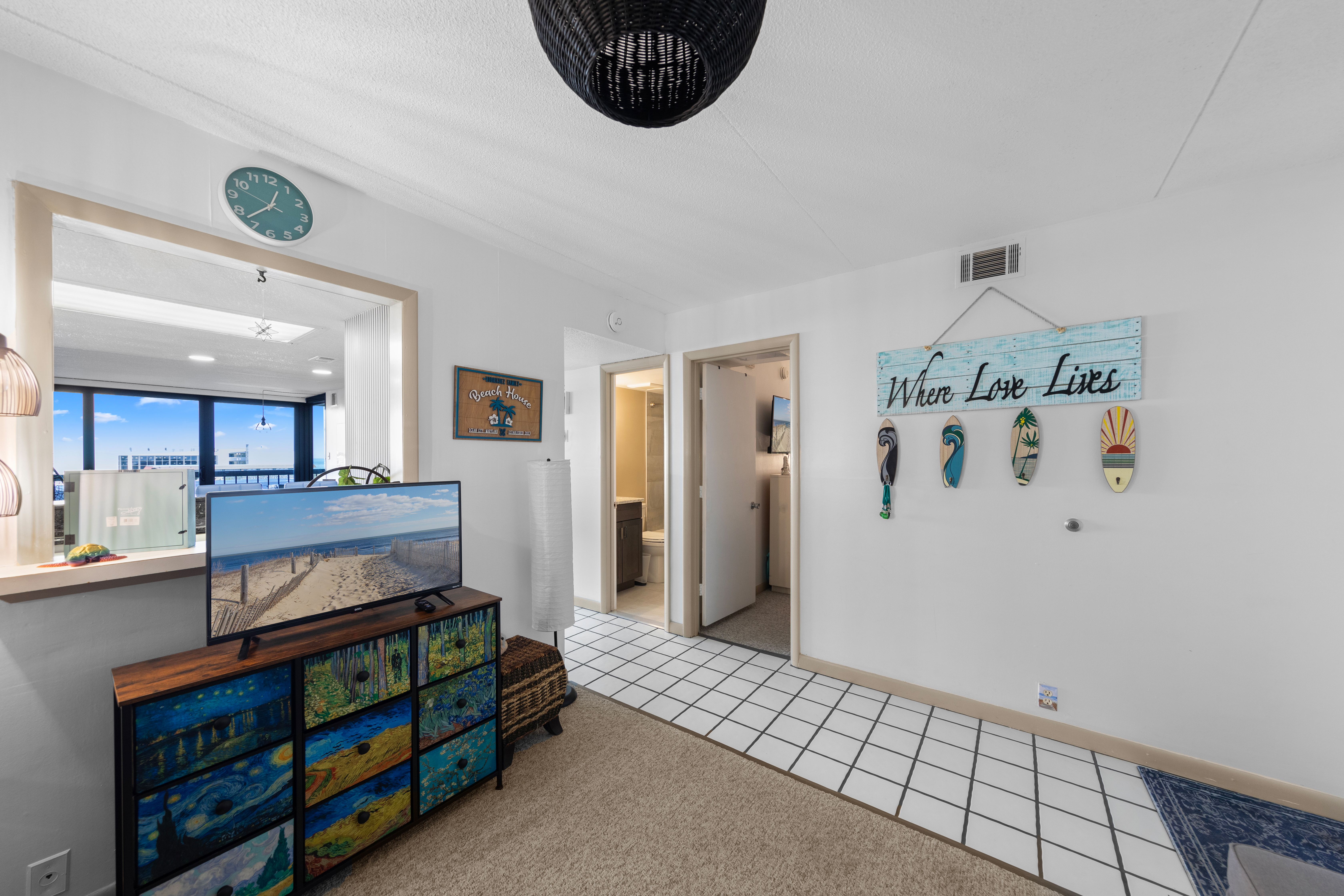 Another View of the Entry Hall and Sitting Area.