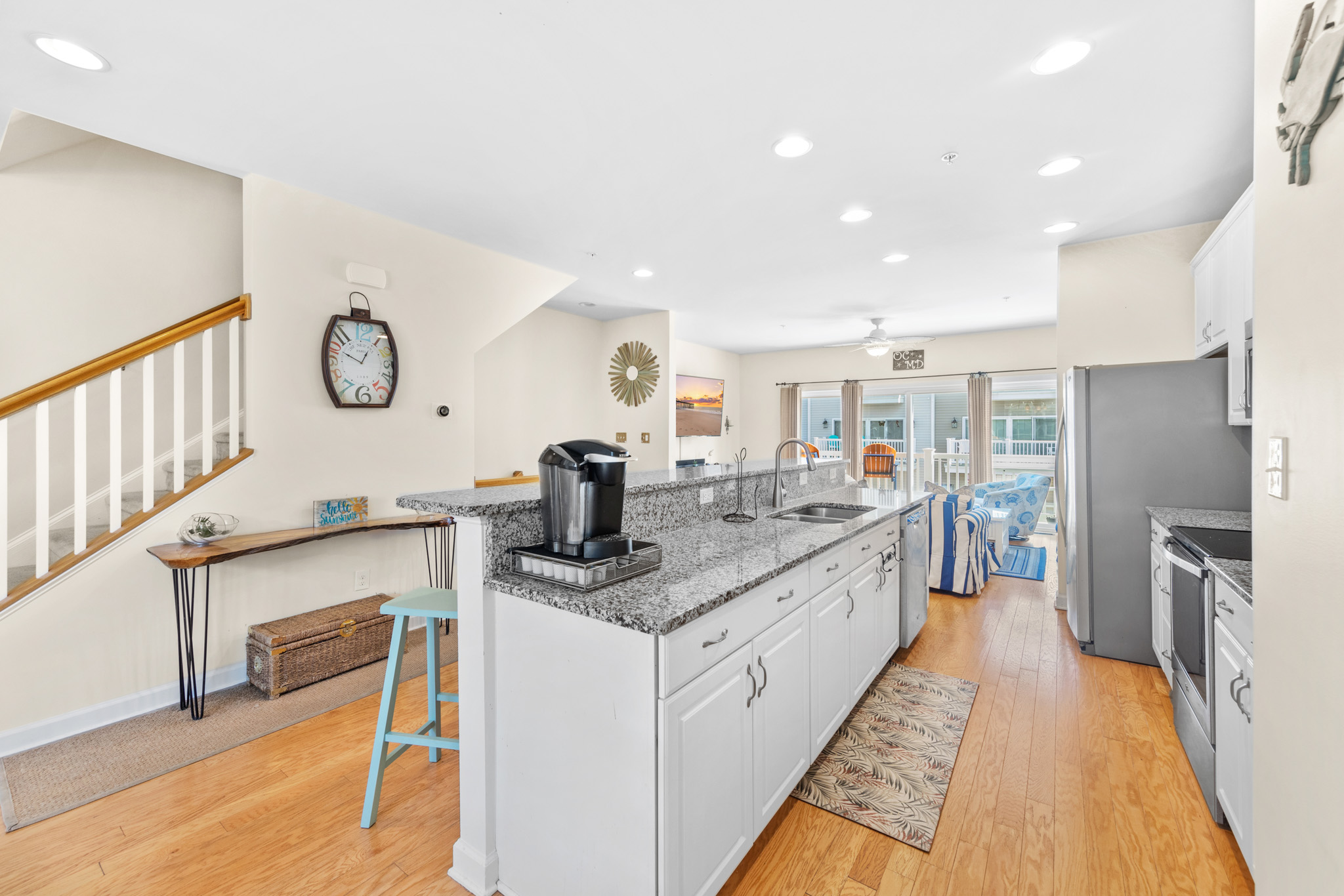This gorgeous Kitchen is open to the entire Living & Dining area!