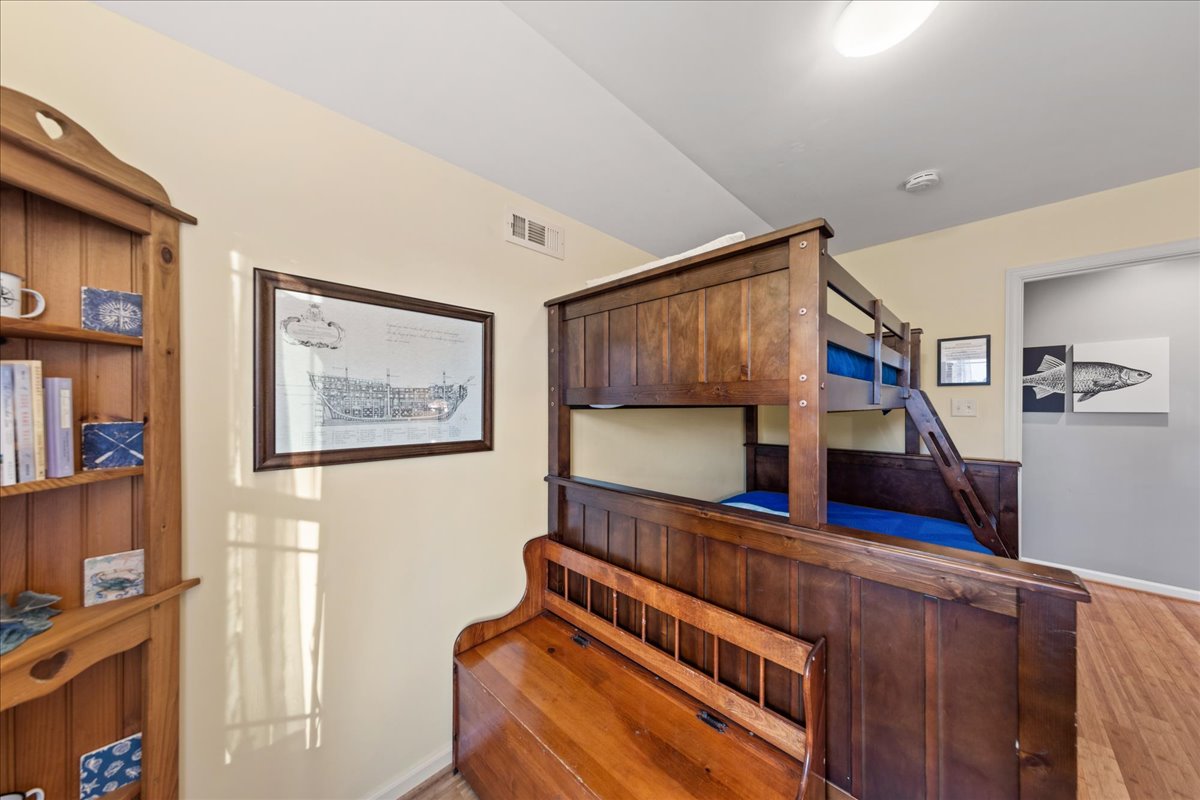 Sunny Walls and Warm Wood Furnishings.