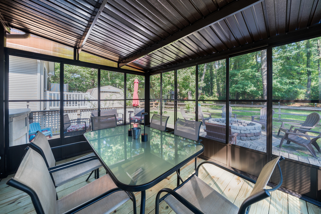 New Screened In Area for relaxing