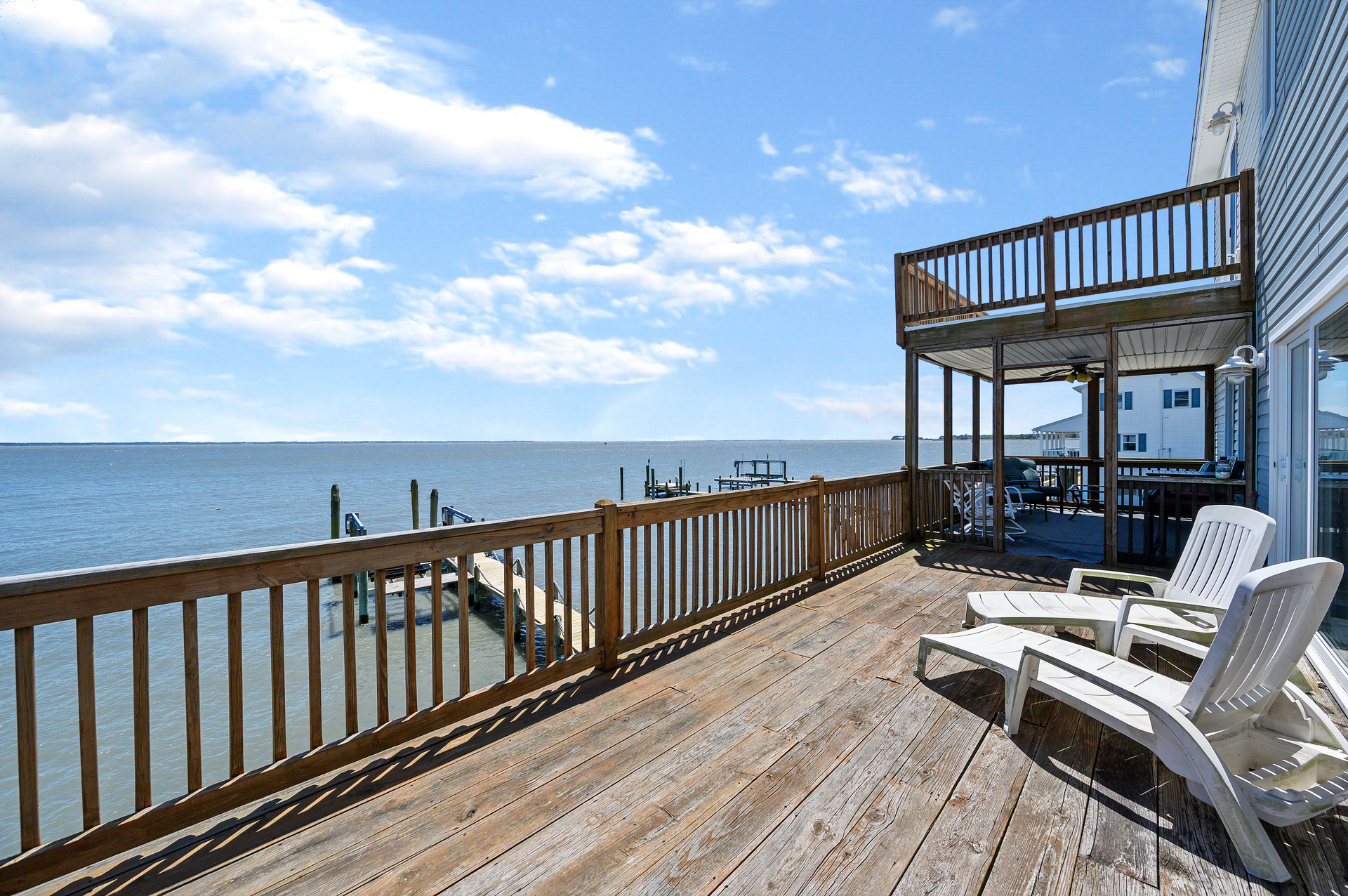 Watch Herons, Egrets, and Eagles fish for their morning meal.