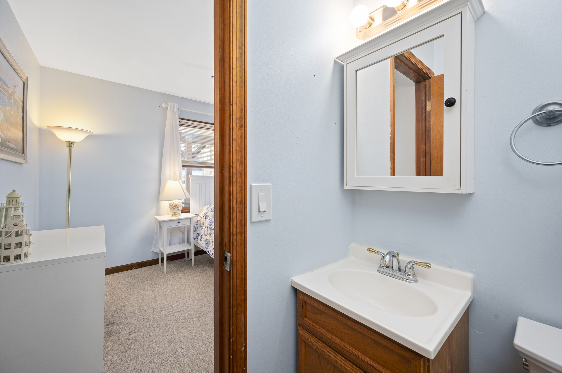 Half Bath in Master Bedroom.