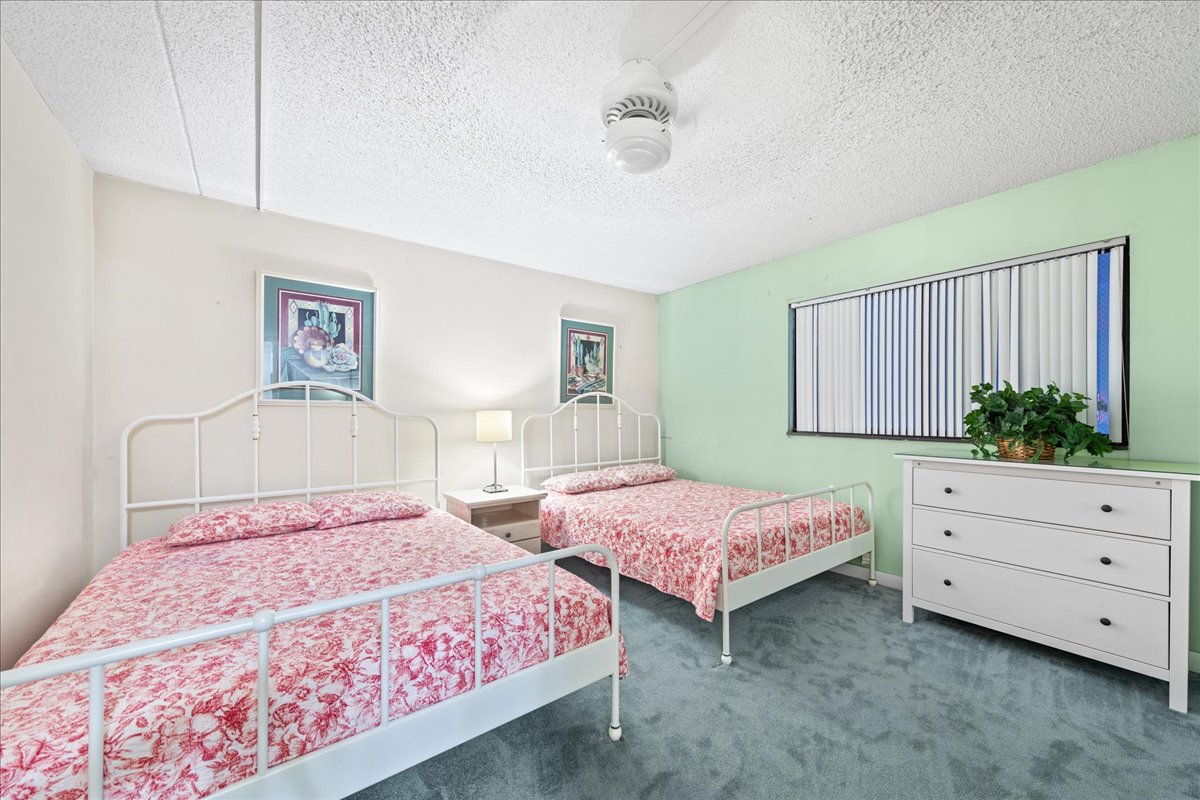 Bedroom 2 offers 2 Plush Queen Beds!