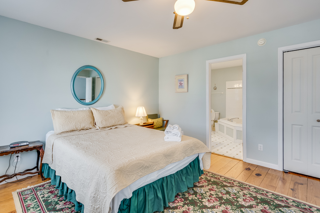 Bedroom 3 has a Private Master Bath.