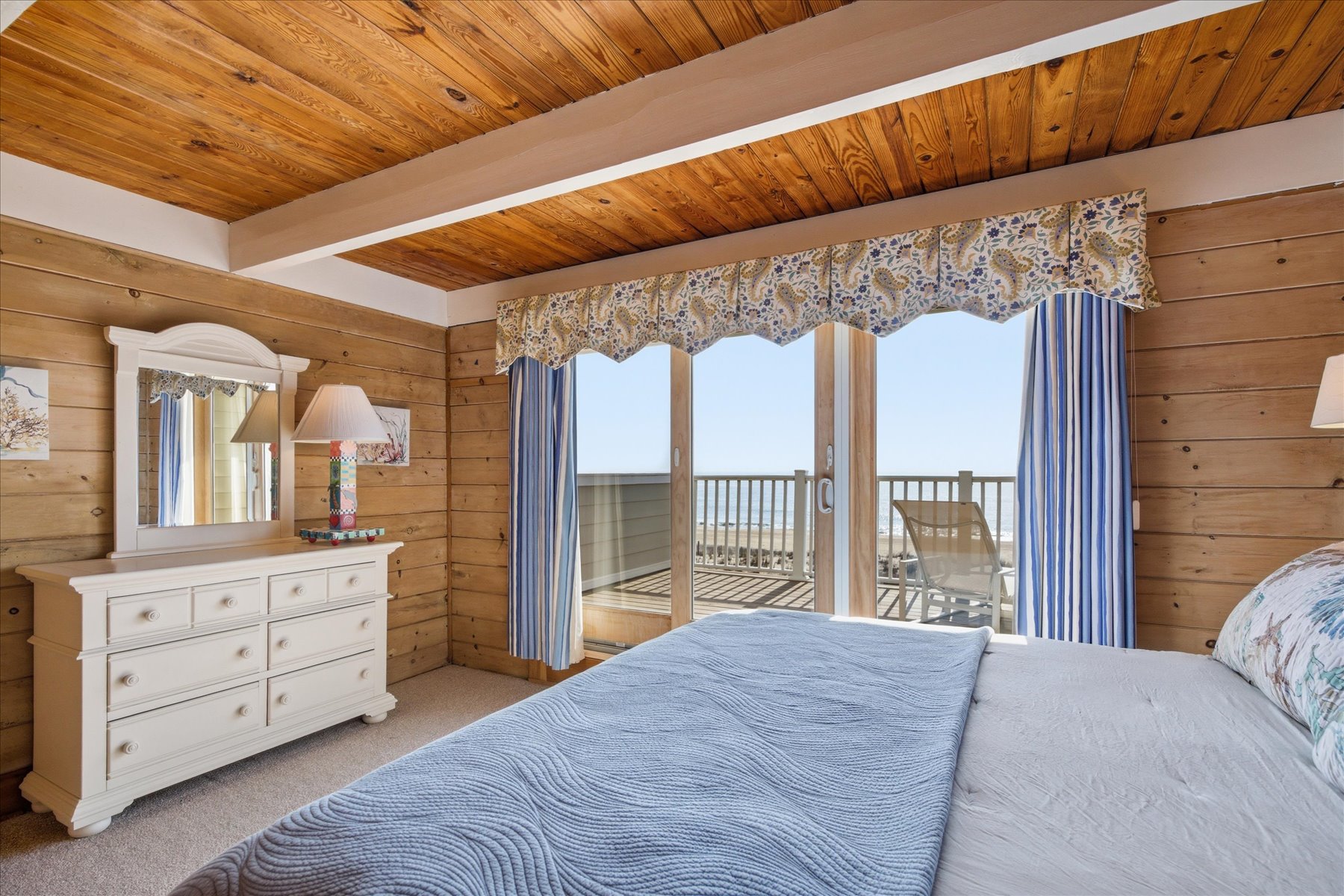 Bedroom 3 has endless views of the Ocean.