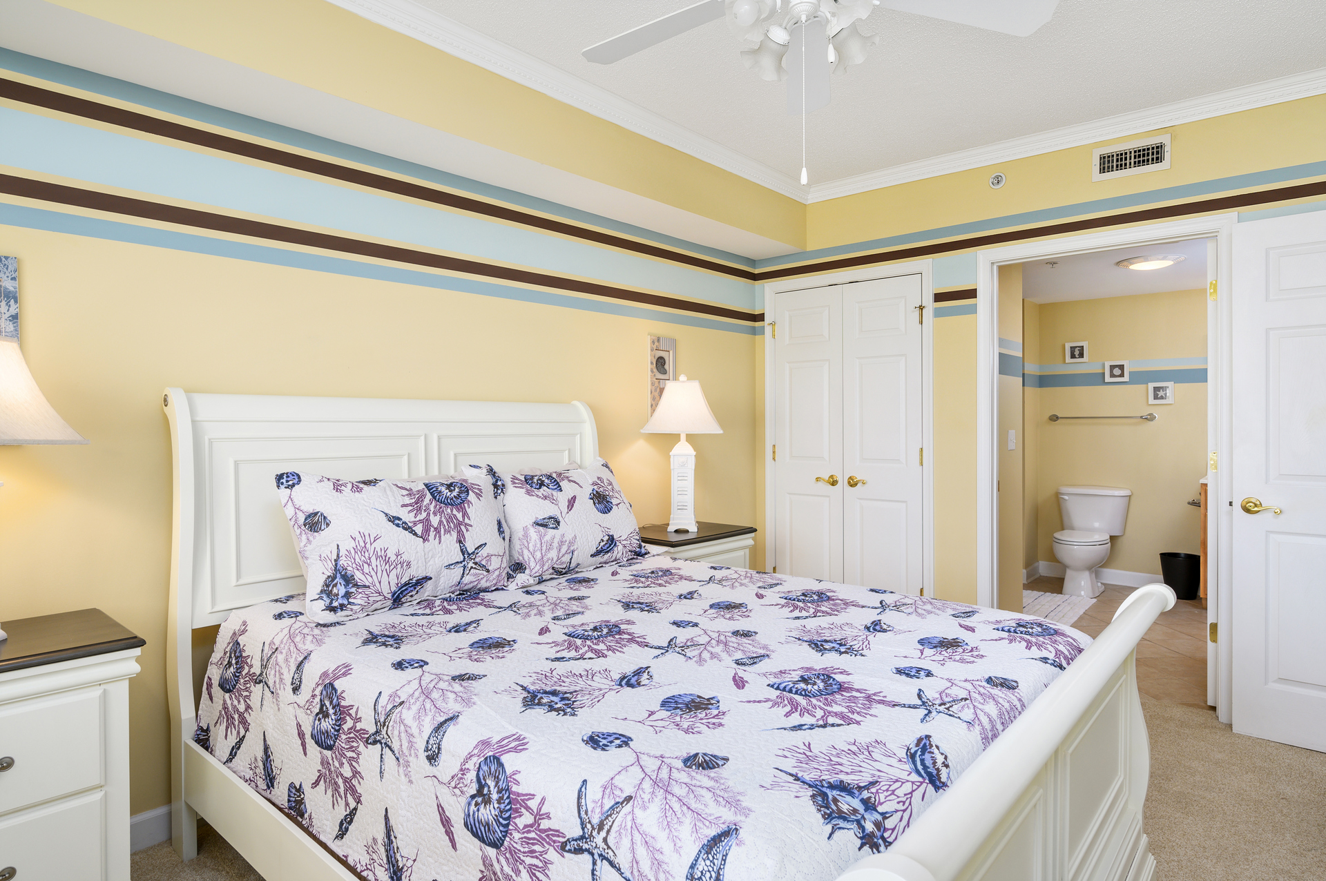 Bedroom 2 is another Serene escape with access to the shared Bath.