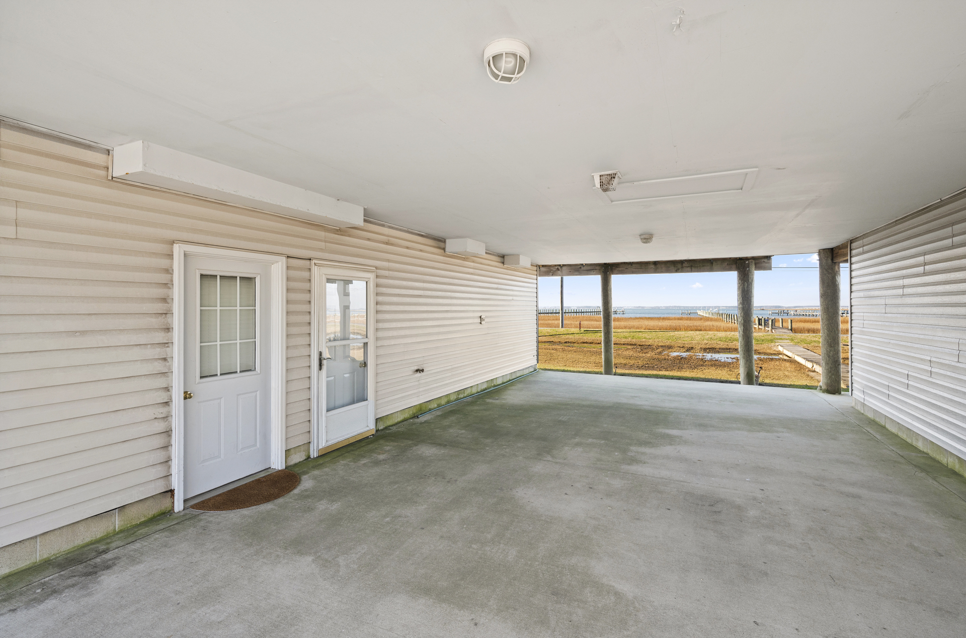 Covered Parking below Sunny Shack.