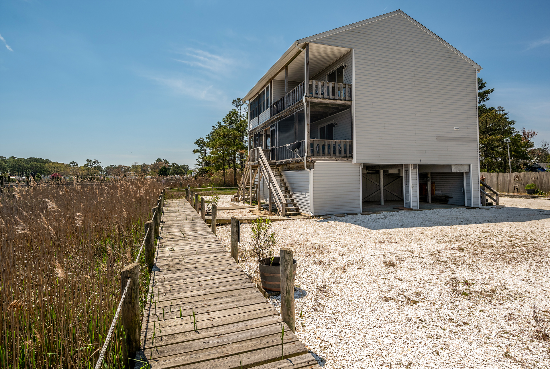Follow the Boardwalk down to the water's edge.