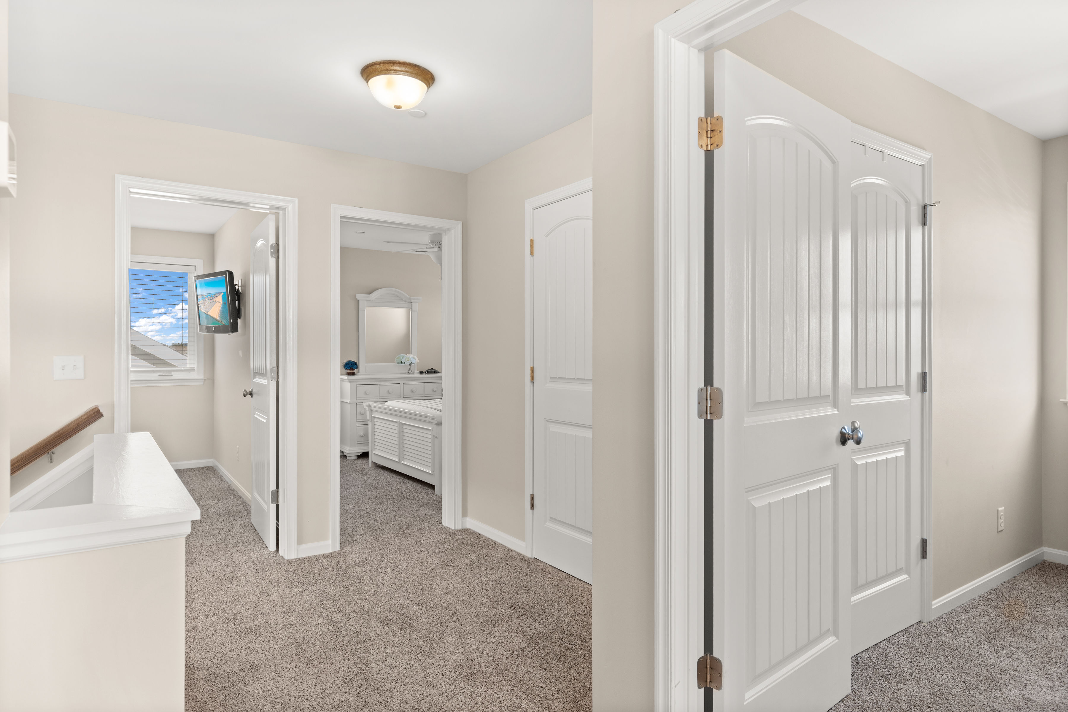 Leading to the Hall Upstairs will take you to the extra bedrooms.