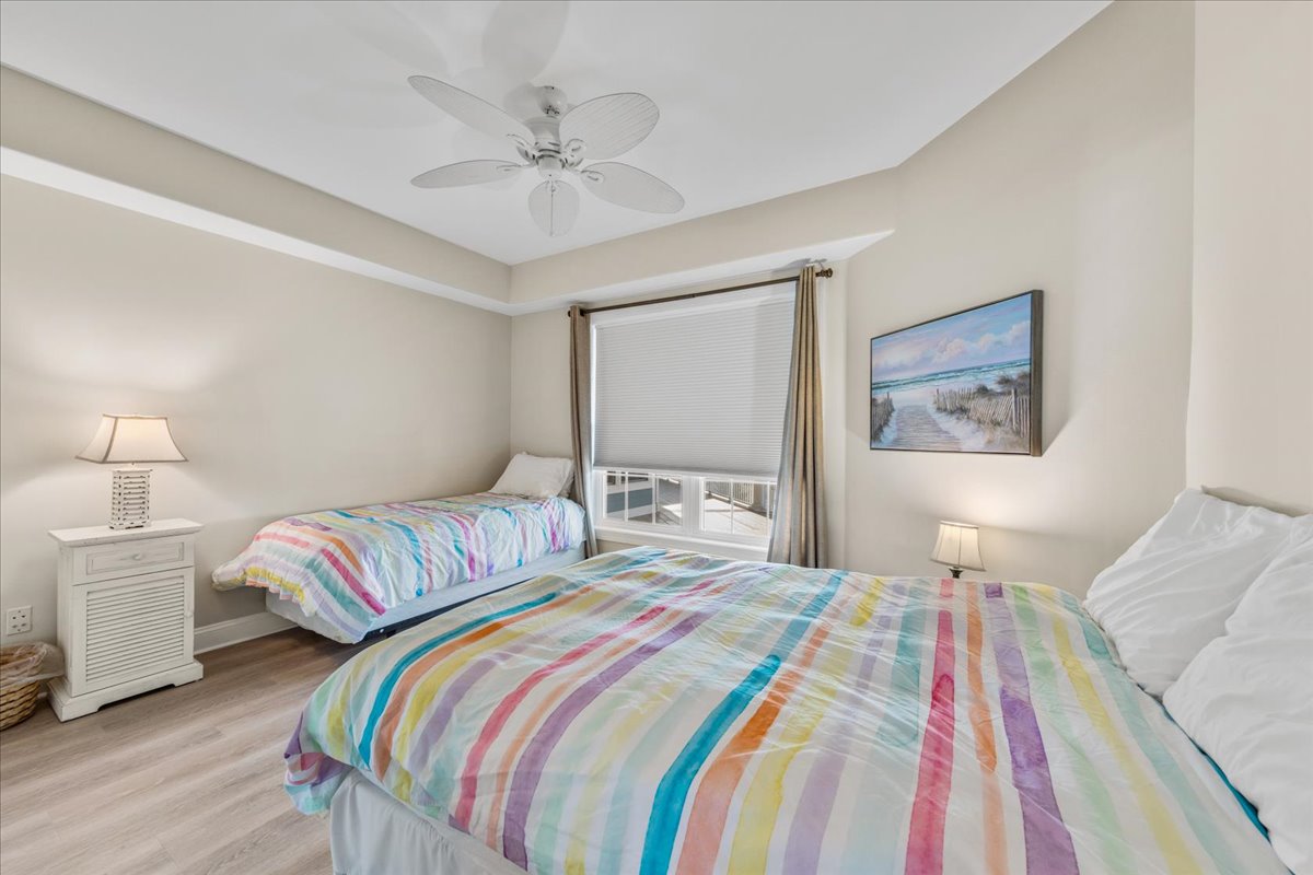 Bedroom 3 is bright and cheerful, and has a Twin Bed and a Full Bed.