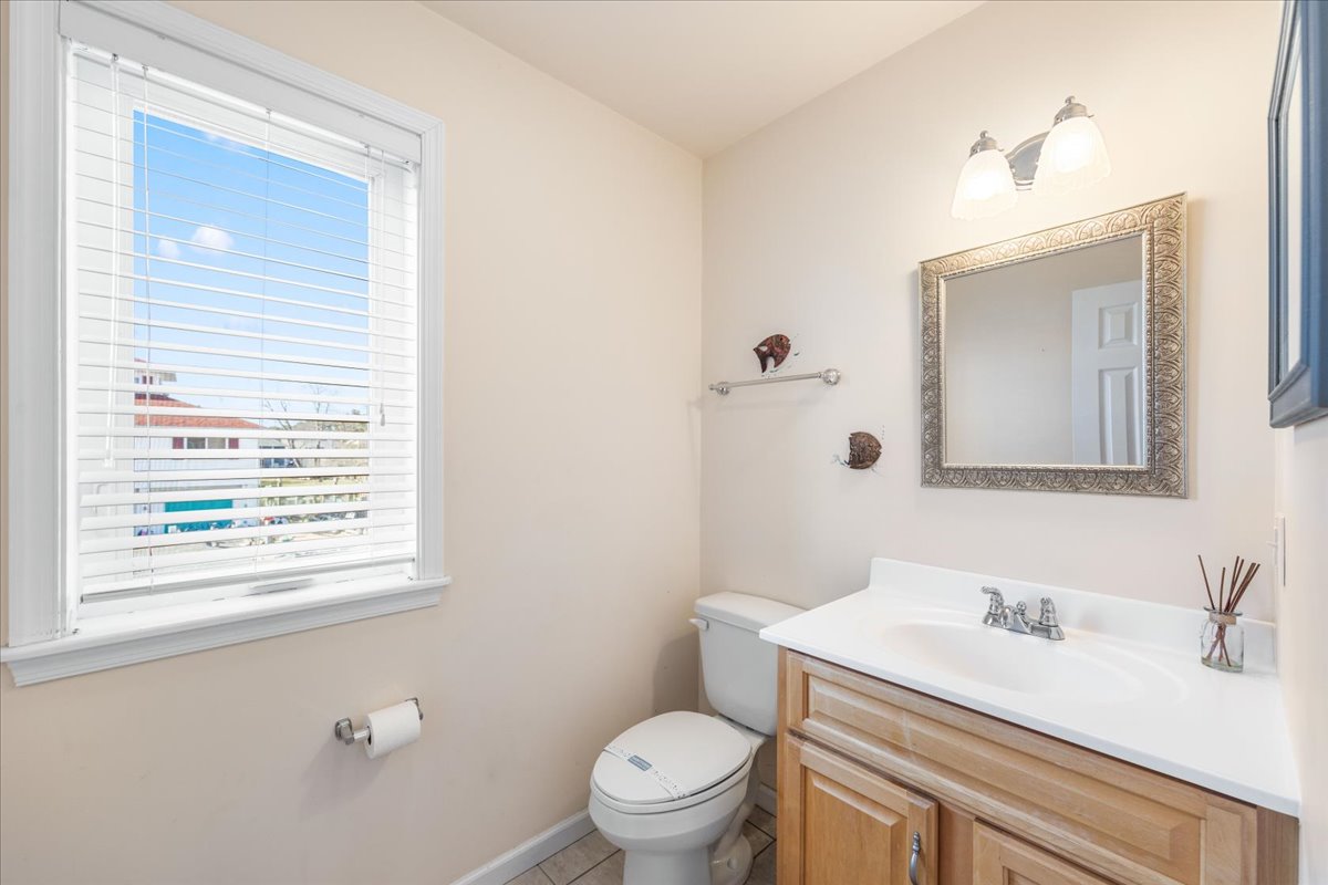 Full Bath 2 is convenient to both upstairs Bedrooms.