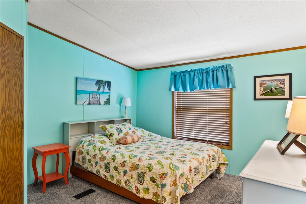 Bedroom 2 is on the other side of the house and has a Full Bed.