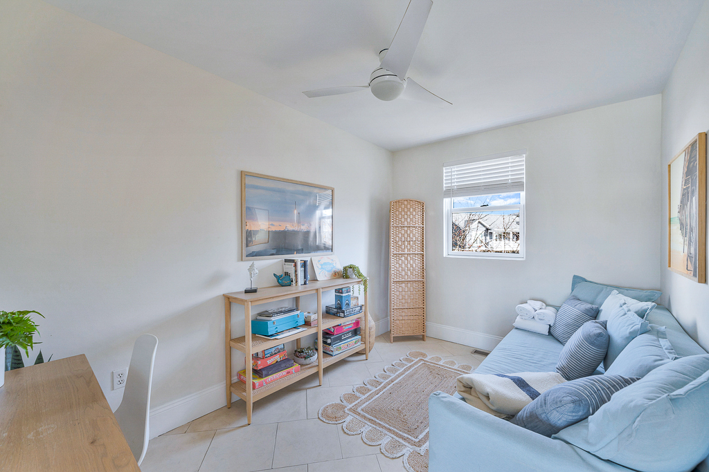 Den with Flat Screen TV and Sleeper Sofa.