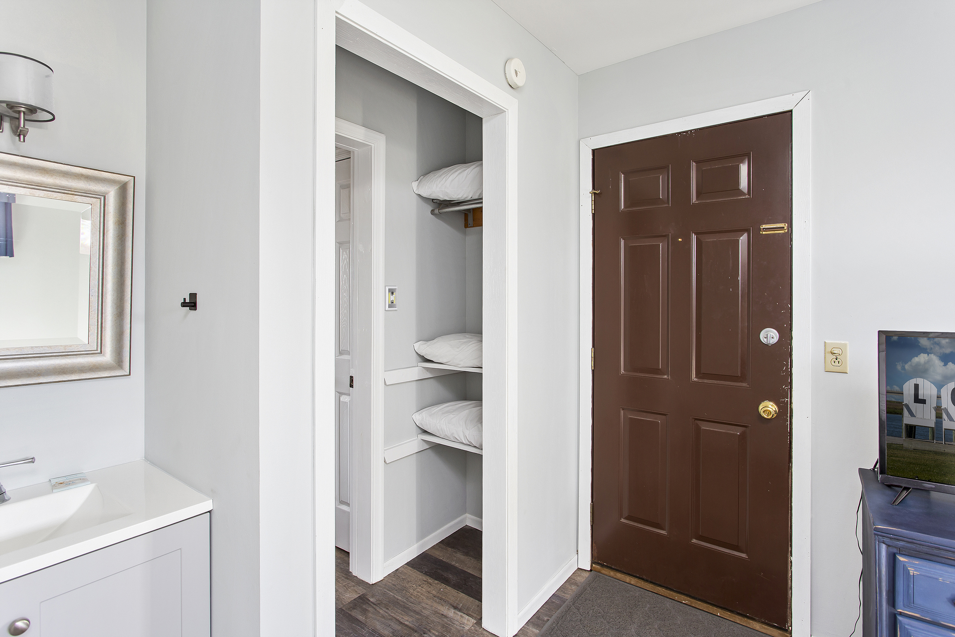 Leading into Room 2, which is a Master.