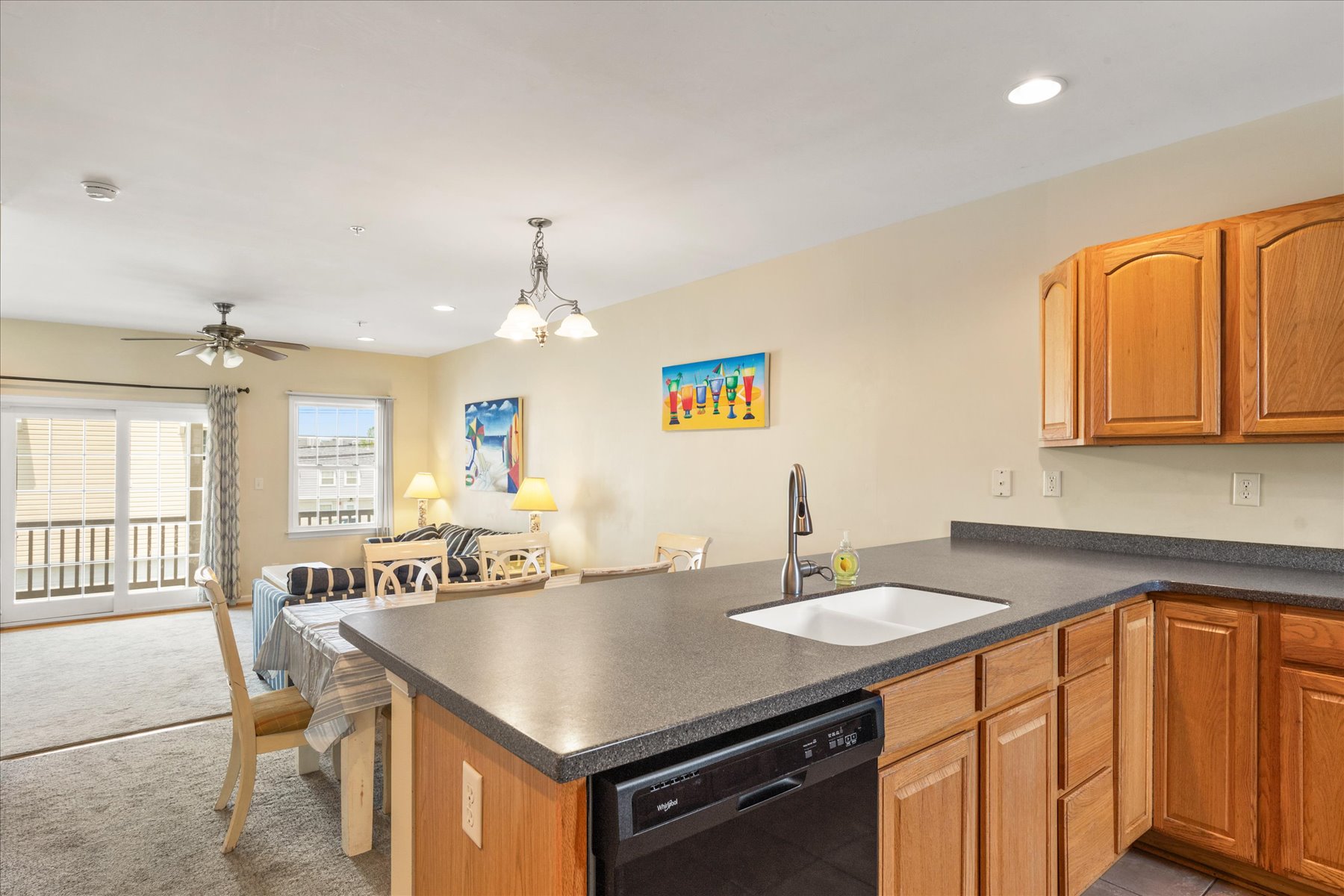 Plenty of counter space to pack your Beach Day cooler.