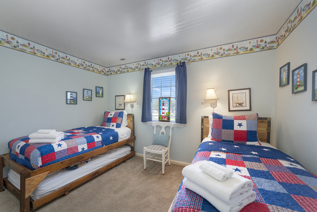 Bedroom 2 is perfect for the kiddos.