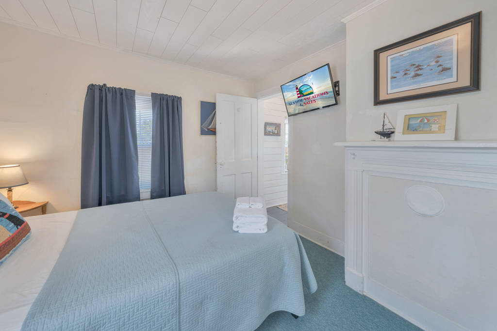 So much character in this lovely Chincoteague Cottage.