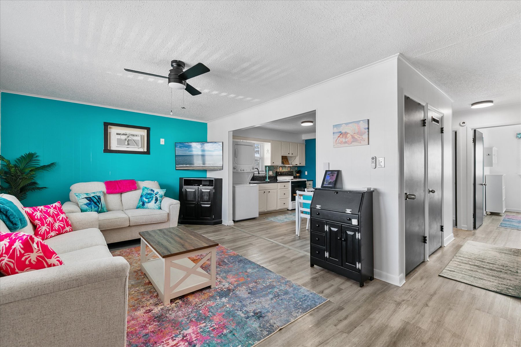 The open floor plan is a Dream for the whole family