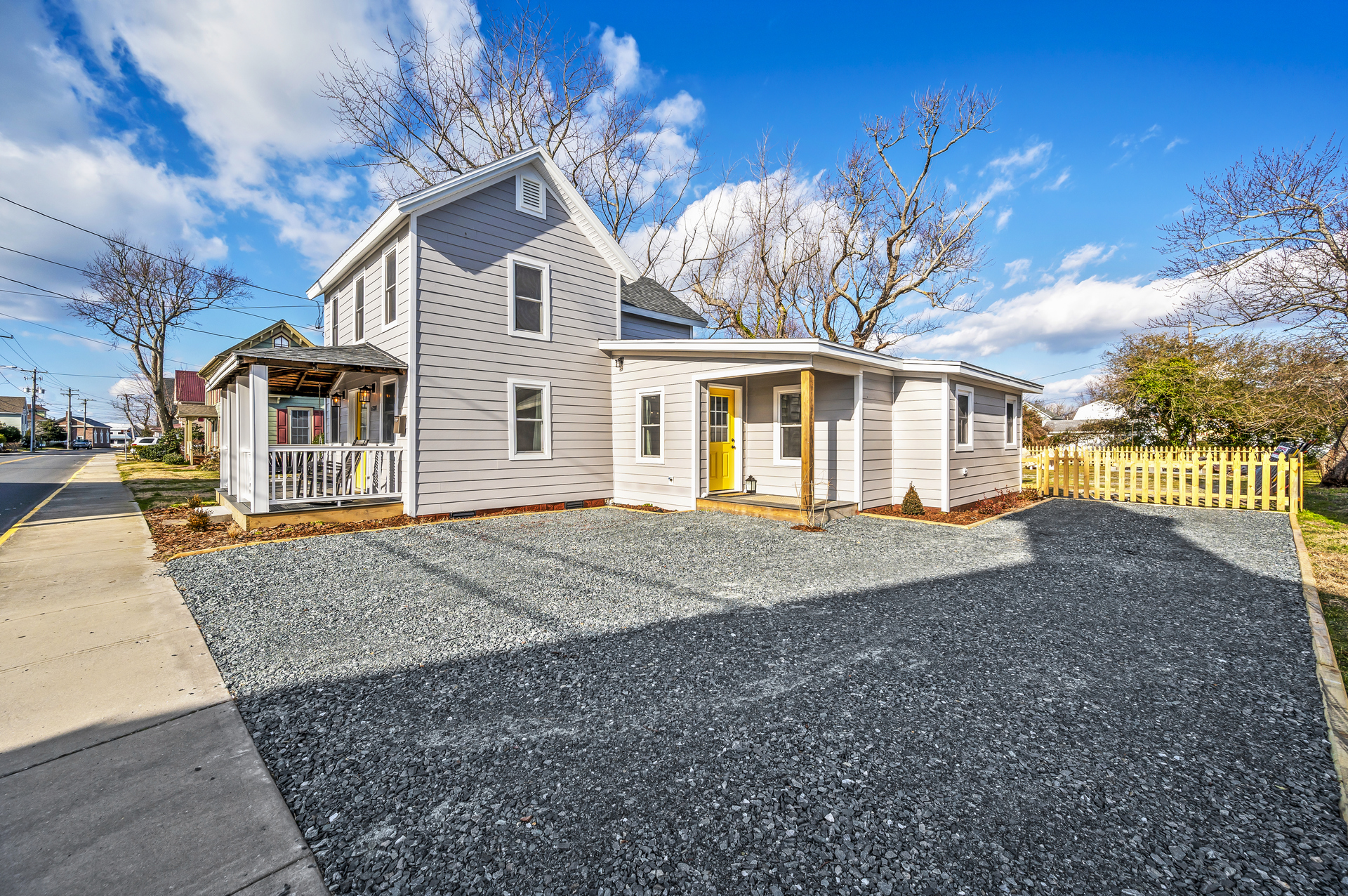 Ample parking and side entrance.