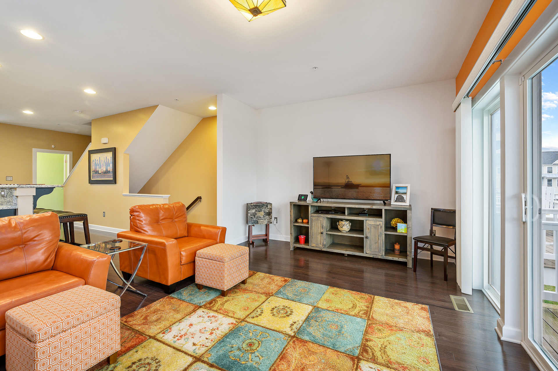 Bring the family together after a day on the beach, and unwind with your favorite movies!