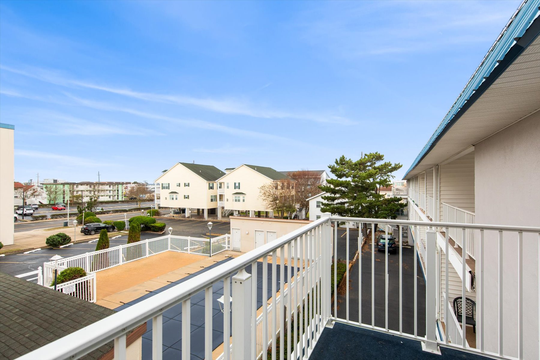 Enjoy a cup of coffee on your private balcony.
