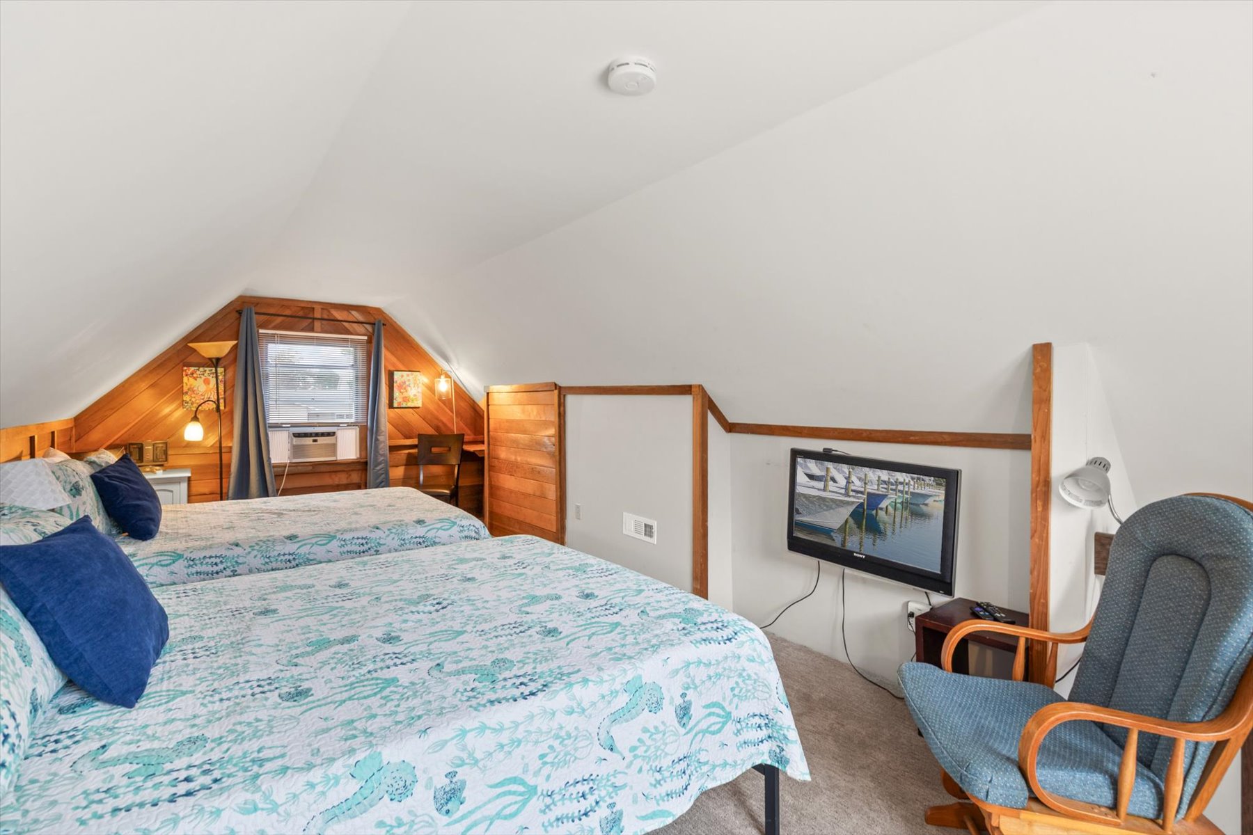 Relax in the Loft after a long day in the Sun with the Smart TV.