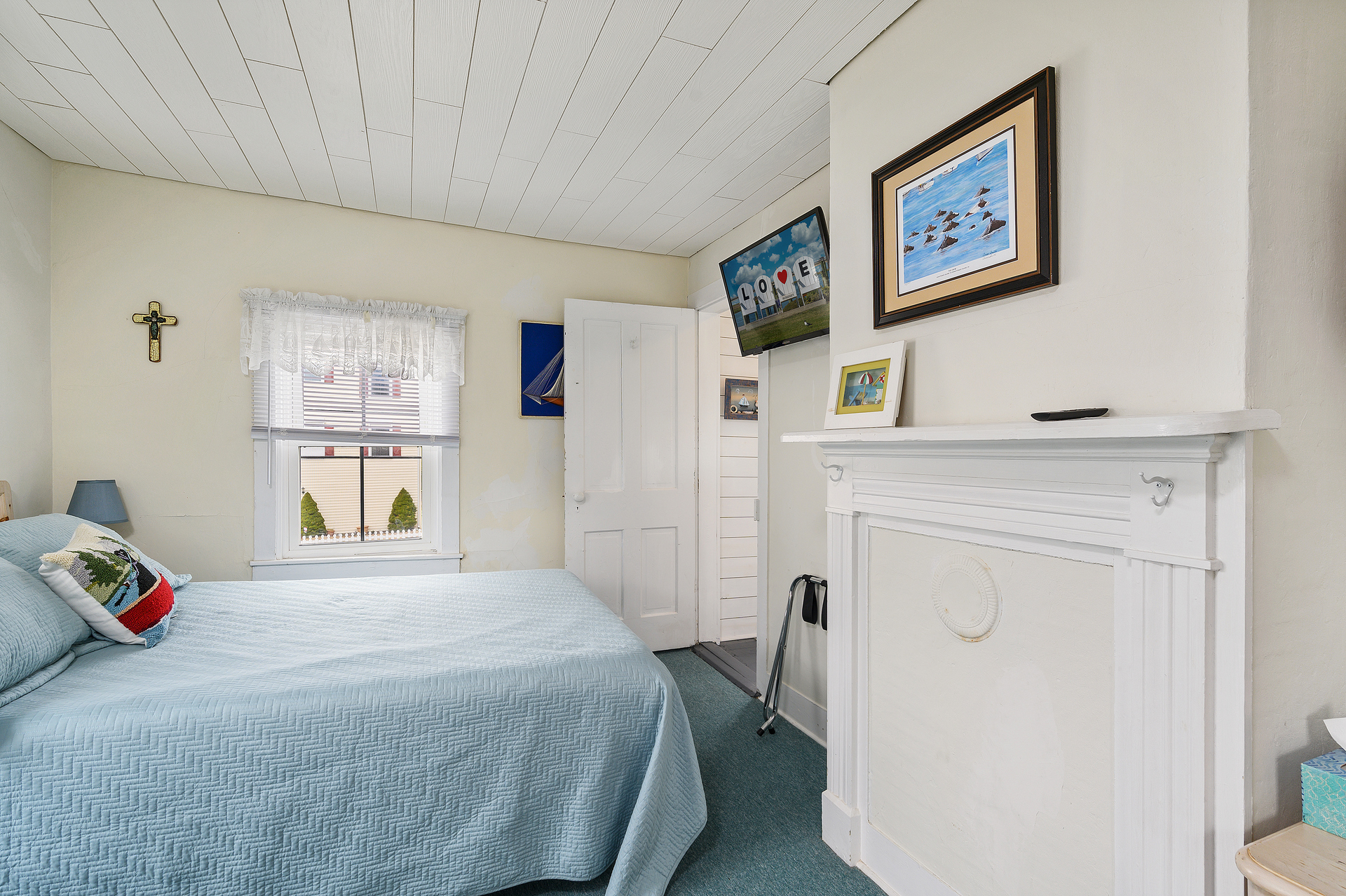So much character in this lovely Chincoteague Cottage.