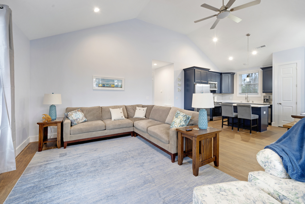 This lovely 4 Bedroom Home is light, bright, and beachy.....