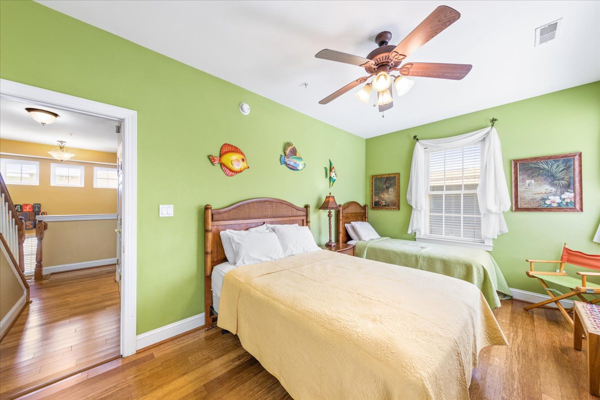 Bedroom 4 is Beautifully Decorated and will sleep 3 comfortably in a Cozy Queen Bed and a Twin Bed