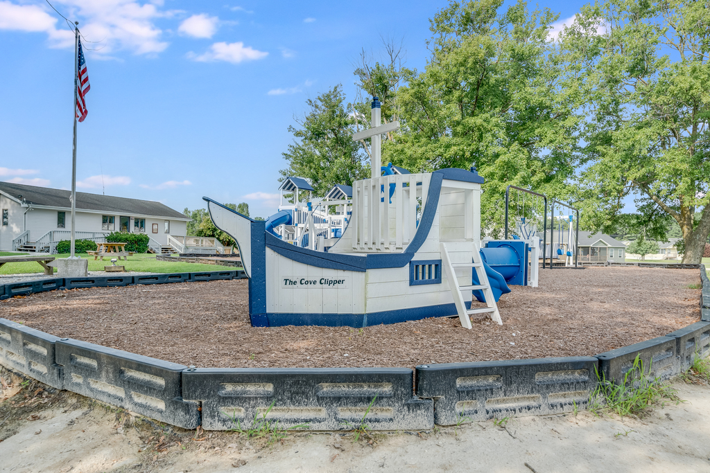 Burn off some energy at the community playground