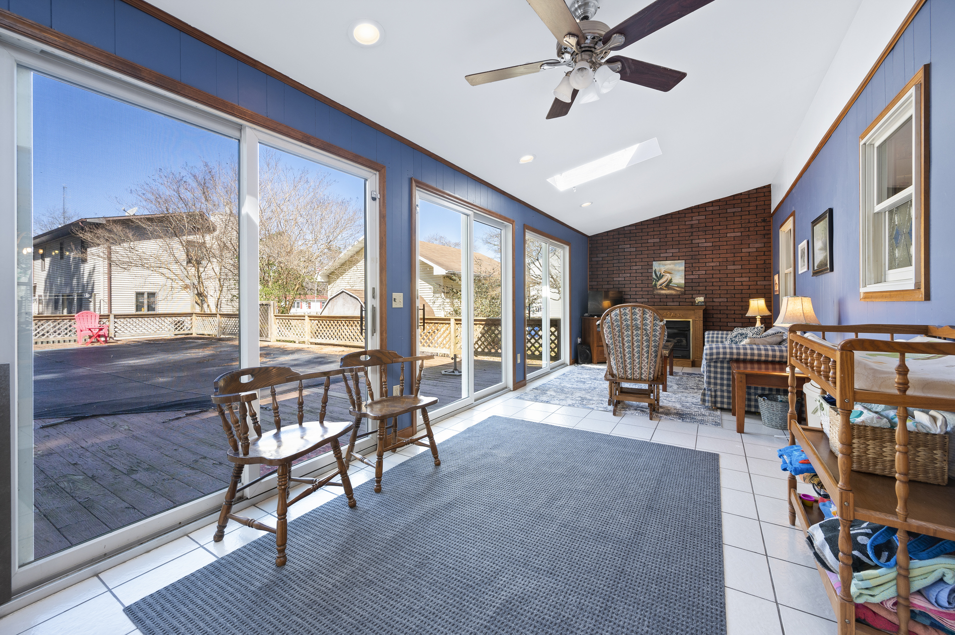 You can watch the family frolic in the Pool!
