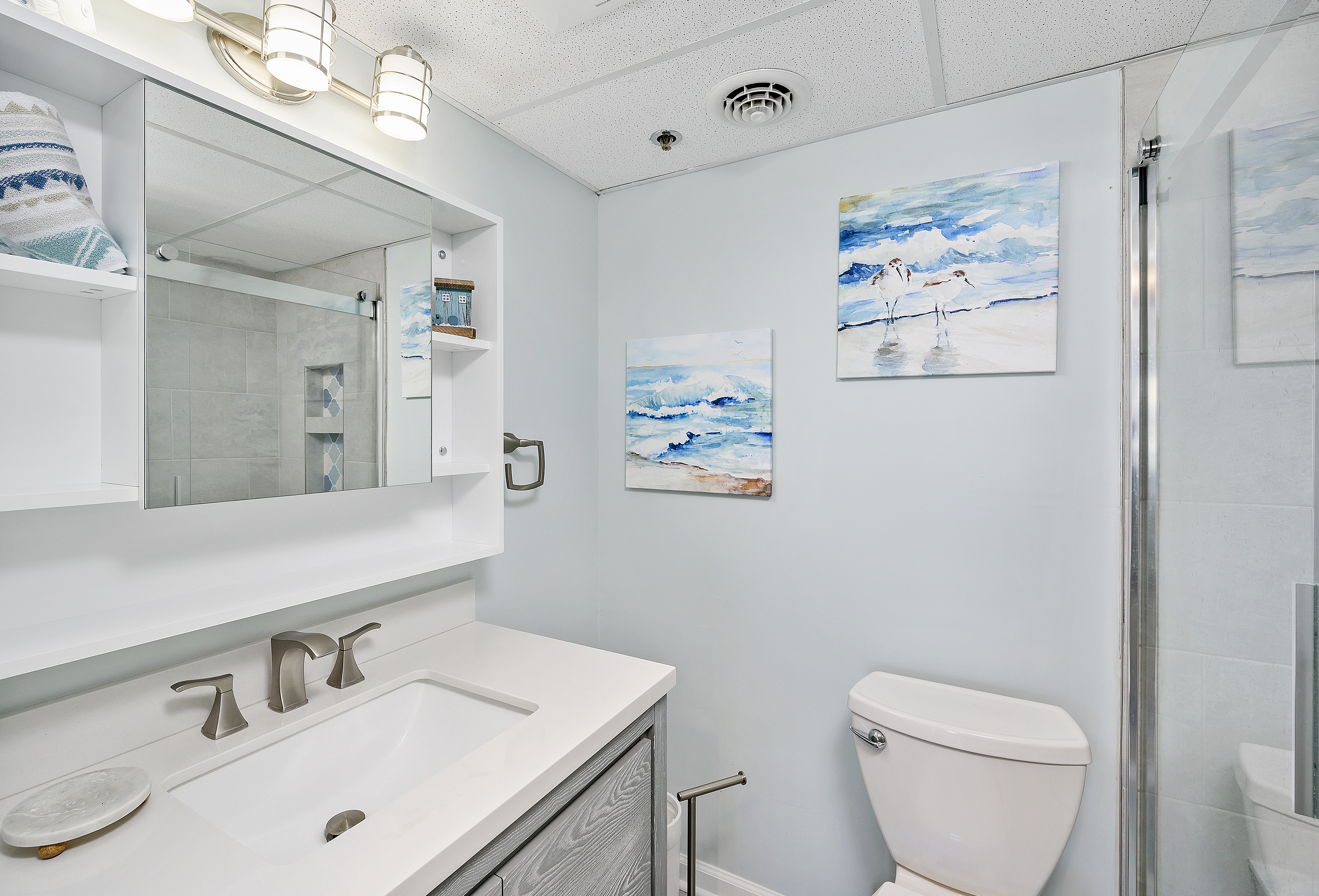 Beautifully renovated bathroom 1