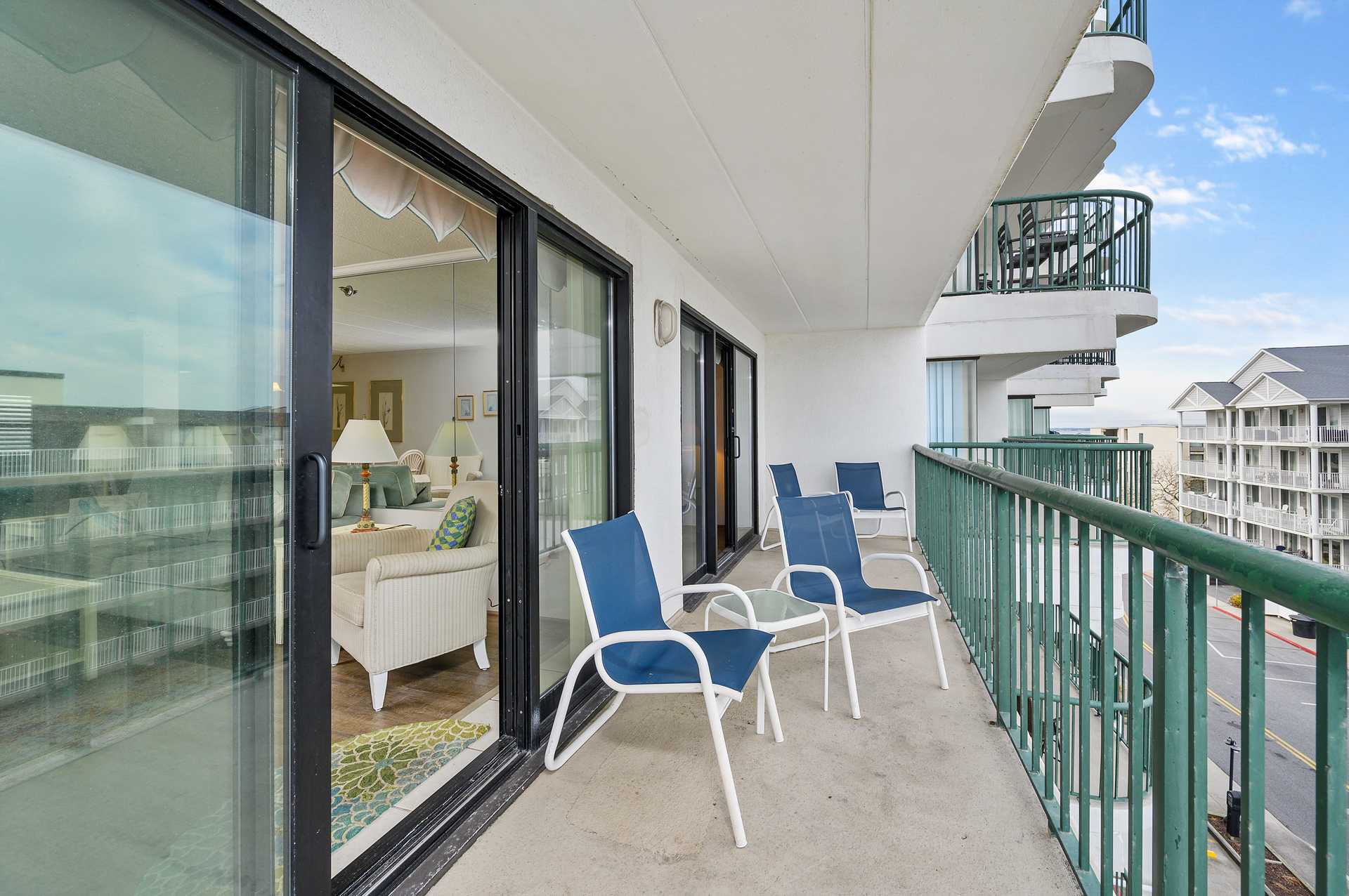 Enjoy the beautiful Ocean Views from the private balcony