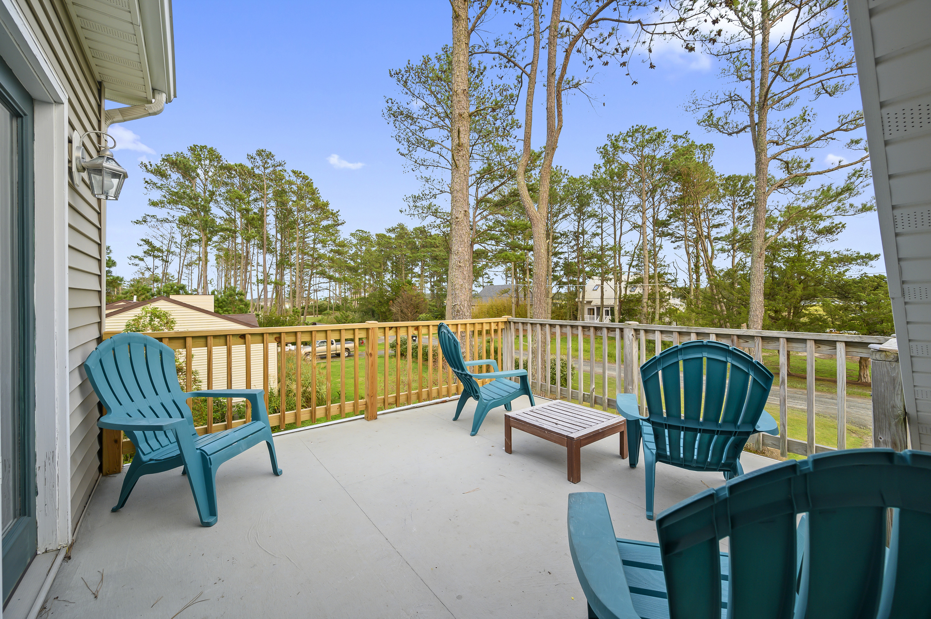 Enjoy glimpses of the Assateague Channel and that salty, sweet sea breeze.
