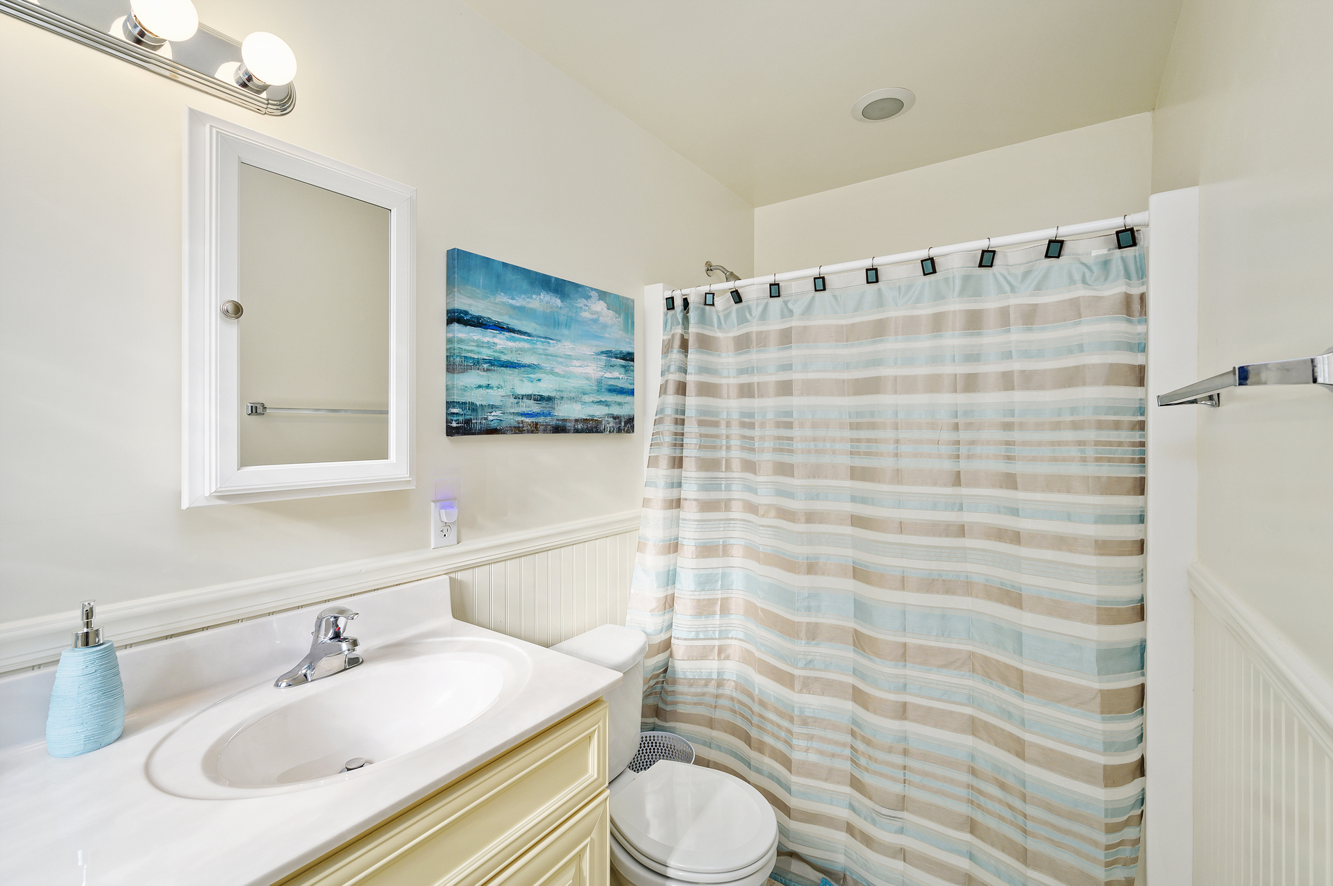 Walk-in Shower in Master Bath.