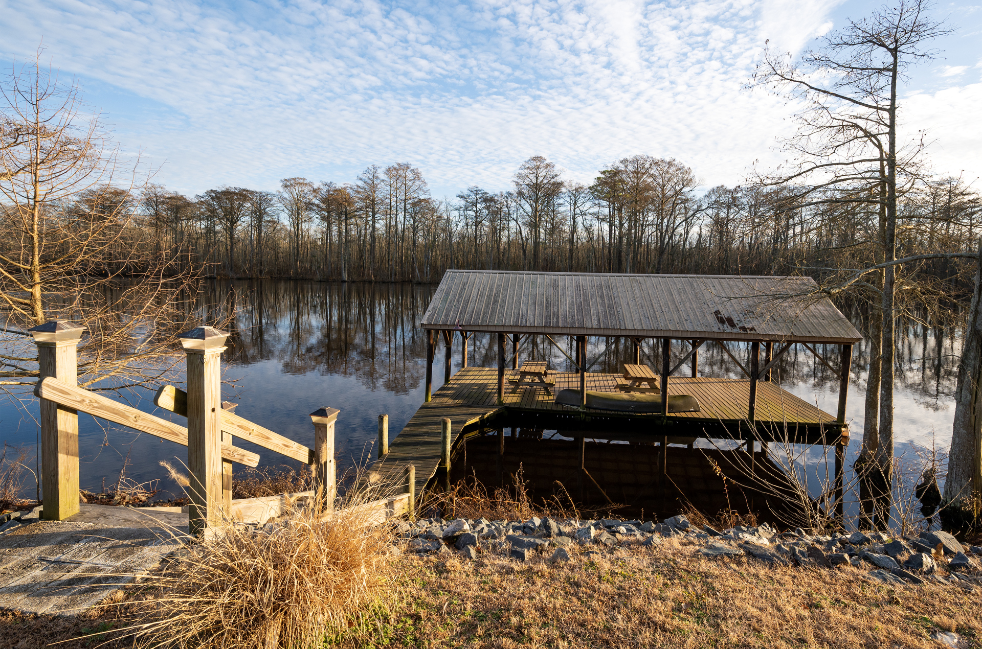Do a little Fishing right from the Dock.