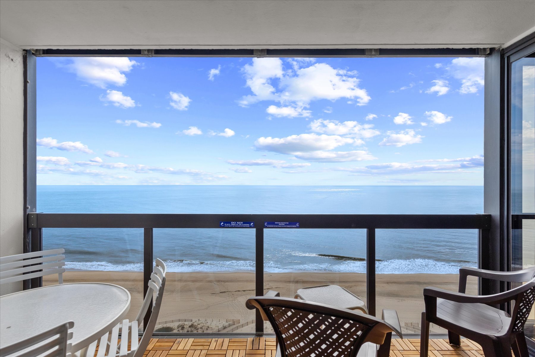 Take in the Gorgeous Beach and Ocean from your Private balcony