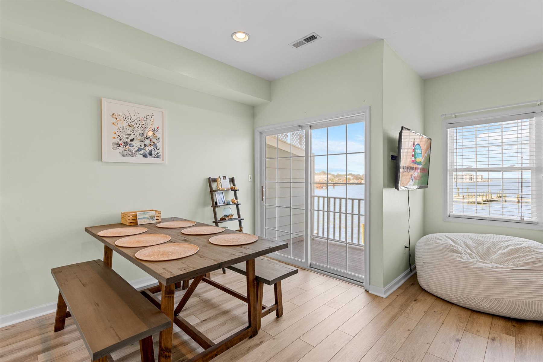 Dine in the comfort of Central AC with incredible Views.