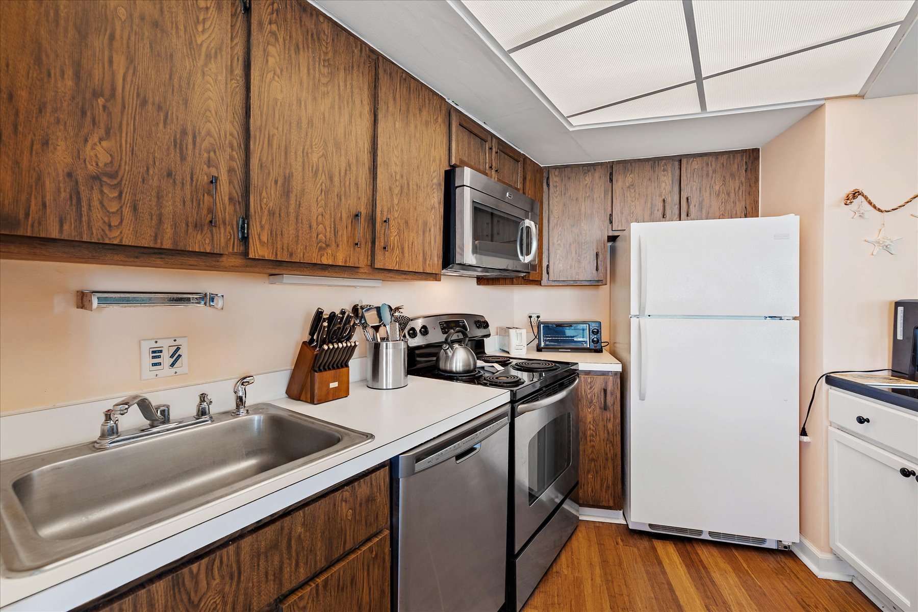 The Kitchen is full of Essentials that will make you feel right at Home!