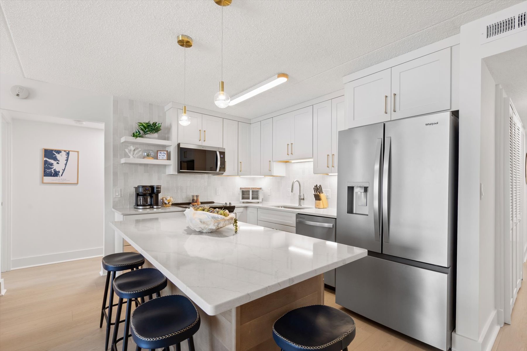 The Chef in your family will love the bright and modern kitchen.